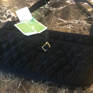 Black quilted Vera Bradley purse